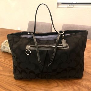 Coach bag! Large and converts to a smaller size